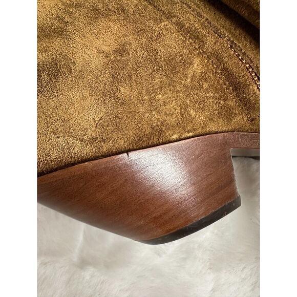 Saint Laurent brown Ankle Cowboy Boot Womens size EU 36.5 (US 6) - Picture 11 of 14